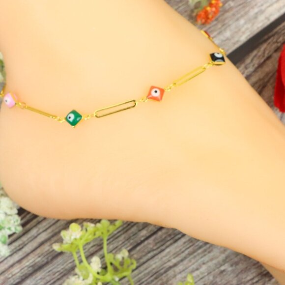 "Elegant Handmade Anklet – Delicate Jewelry for Women, MAR091460 - Picture 3 of 10